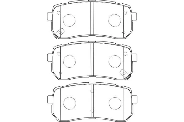 Brake Pad Set, disc brake (BP-3036)