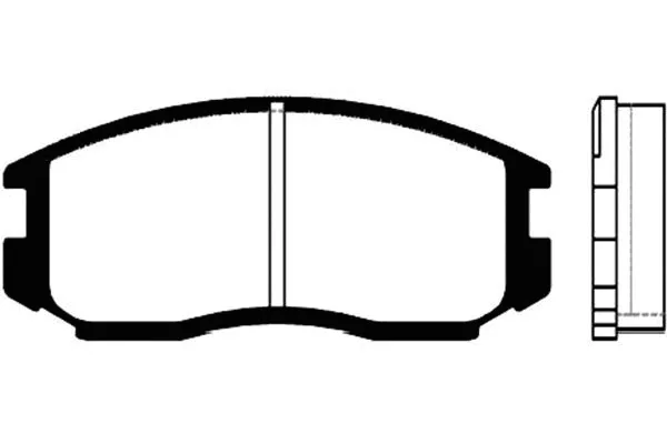 Brake Pad Set, disc brake (BP-5514)