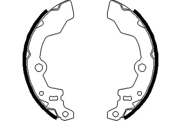 Brake Shoe Set (BS-8401)
