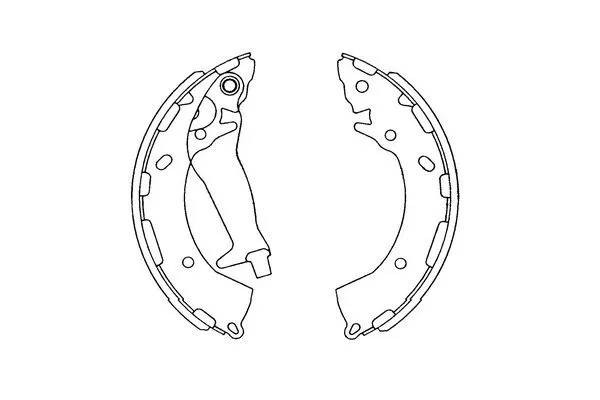 Brake Shoe Set (KBS-3409)