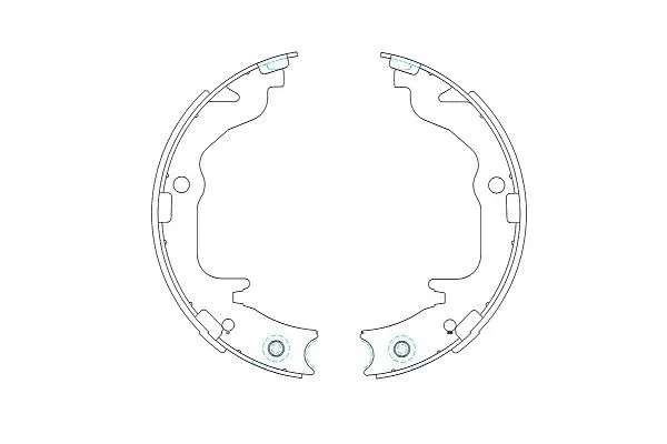 Brake Shoe Set (KBS-6403)