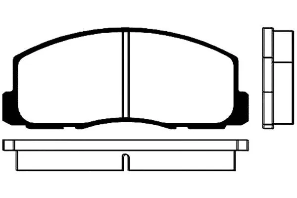 Brake Pad Set, disc brake (BP-5504)