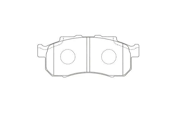 Brake Pad Set, disc brake (BP-2062)