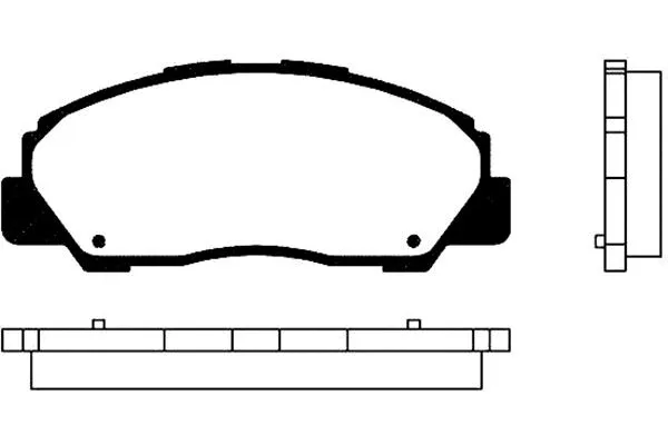Brake Pad Set, disc brake (BP-1506)