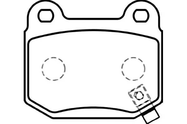Brake Pad Set, disc brake (BP-6574)