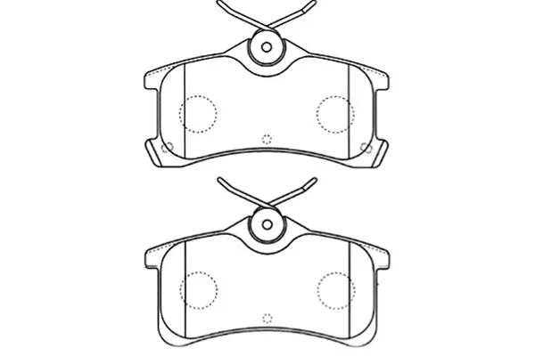 Brake Pad Set, disc brake (BP-9081)