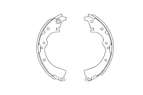 Brake Shoe Set (KBS-9919)