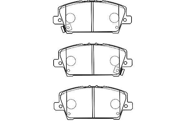 Brake Pad Set, disc brake (BP-2050)