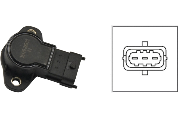 Sensor, throttle position (ETP-1501)