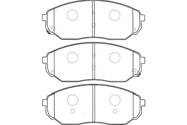 Brake Pad Set, disc brake (BP-4010)
