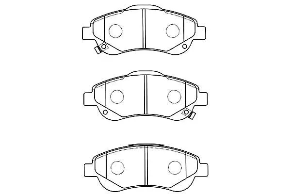 Brake Pad Set, disc brake (BP-2054)