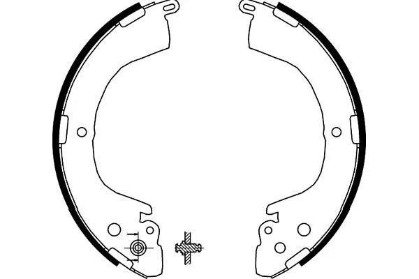 Brake Shoe Set (BS-6411)