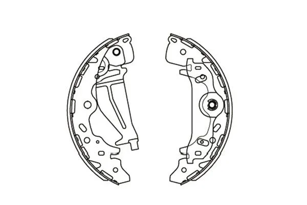 Brake Shoe Set (KBS-3405)