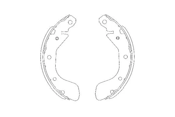 Brake Shoe Set (KBS-1401)
