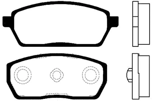 Brake Pad Set, disc brake (BP-8513)