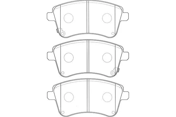 Brake Pad Set, disc brake (BP-4025)