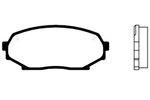 Brake Pad Set, disc brake (BP-4512)