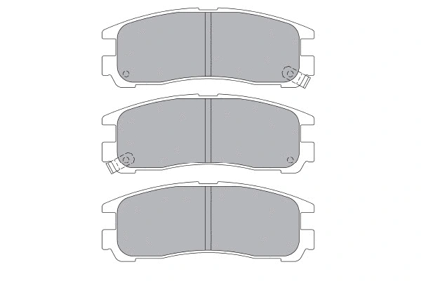 Brake Pad Set, disc brake (KBP-5509)
