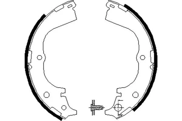 Brake Shoe Set (BS-1908)