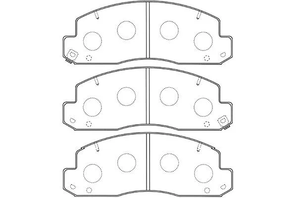 Brake Pad Set, disc brake (BP-9106)