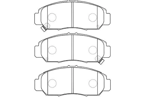 Brake Pad Set, disc brake (BP-2044)