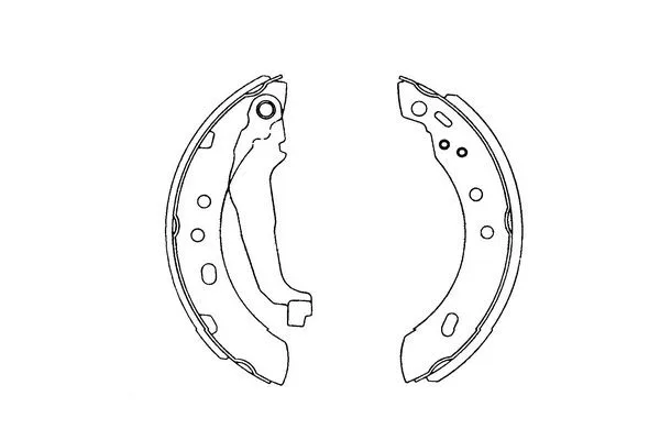 Brake Shoe Set (KBS-7401)
