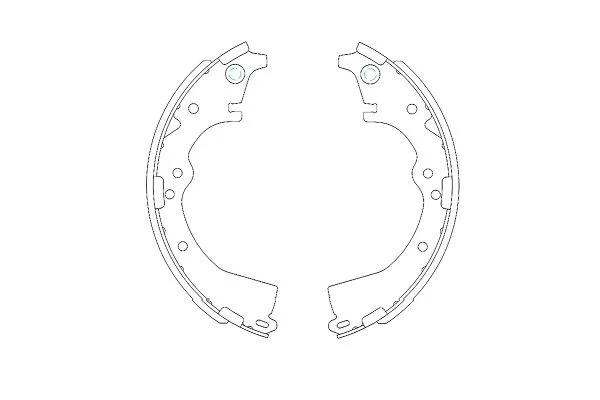 Brake Shoe Set (KBS-9908)