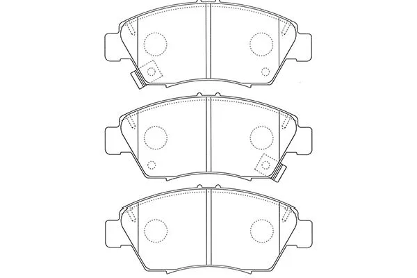 Brake Pad Set, disc brake (BP-2061)