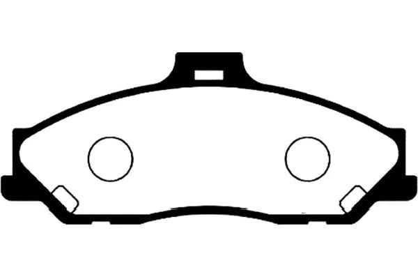 Brake Pad Set, disc brake (BP-4546)