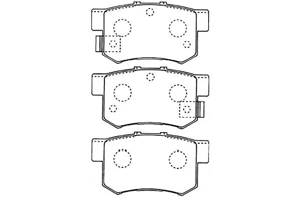 Brake Pad Set, disc brake (BP-2043)