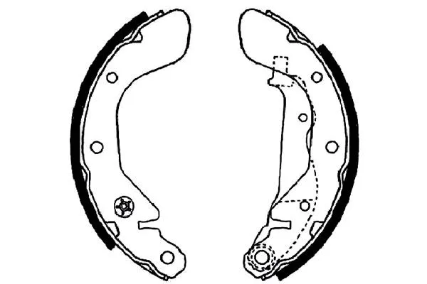 Brake Shoe Set (BS-1403)
