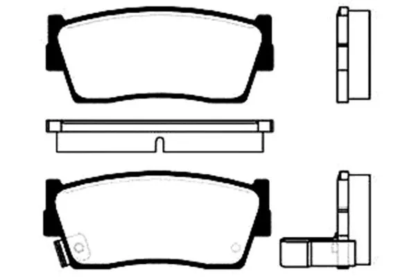 Brake Pad Set, disc brake (BP-8505)