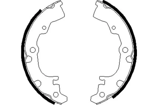 Brake Shoe Set (BS-1901)