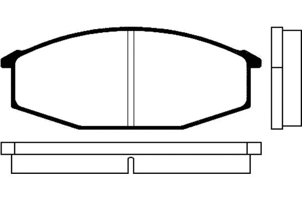 Brake Pad Set, disc brake (BP-6500)