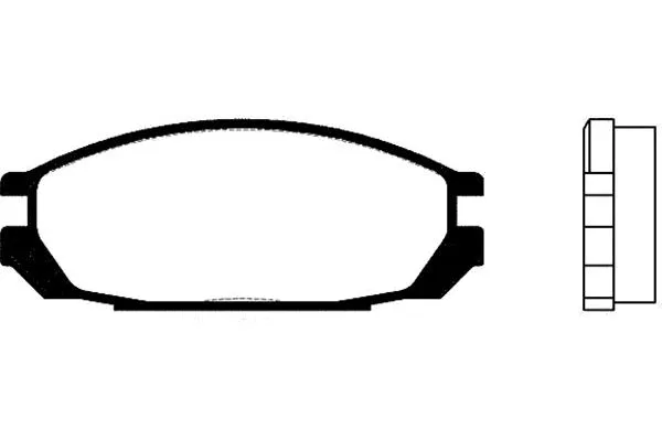Brake Pad Set, disc brake (BP-6546)