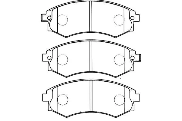 Brake Pad Set, disc brake (BP-3025)