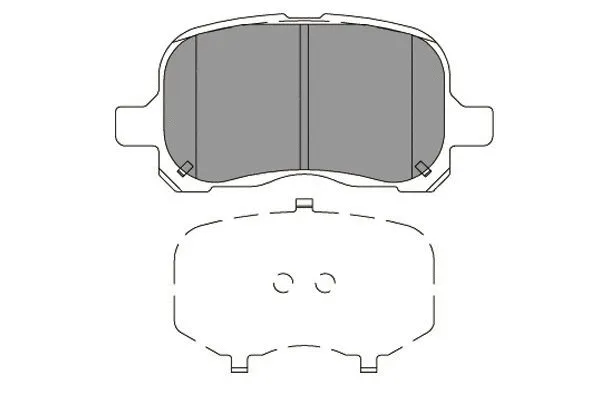 Brake Pad Set, disc brake (KBP-9129)