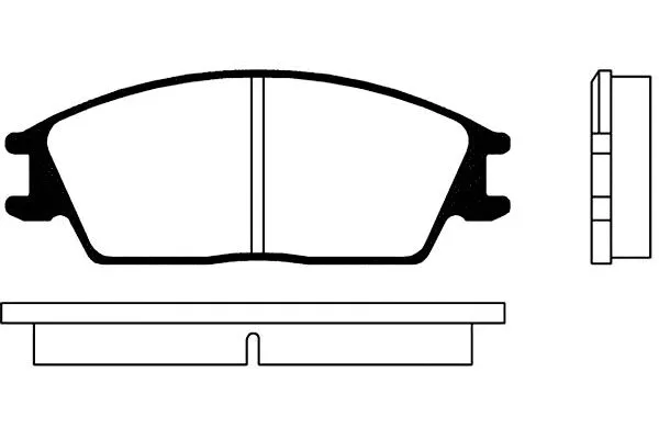 Brake Pad Set, disc brake (BP-3001)