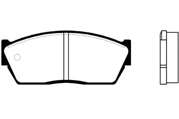 Brake Pad Set, disc brake (BP-2003)