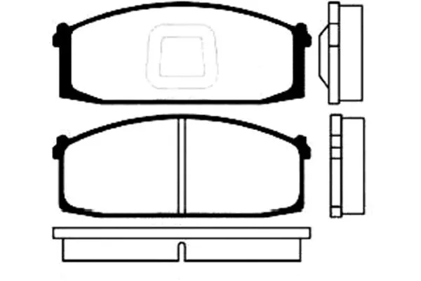 Brake Pad Set, disc brake (BP-6524)