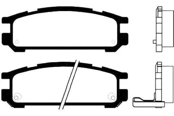 Brake Pad Set, disc brake (BP-8012)