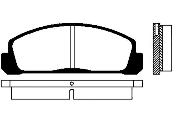 Brake Pad Set, disc brake (BP-4500)