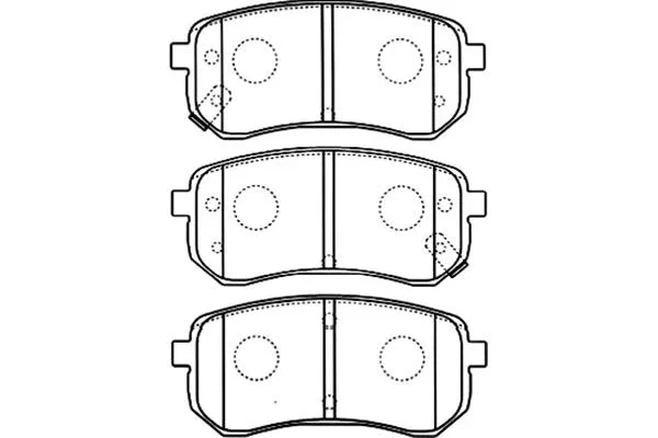Brake Pad Set, disc brake (BP-4014)