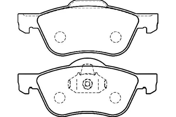 Brake Pad Set, disc brake (BP-6572)