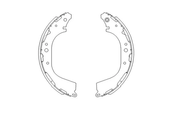 Brake Shoe Set (KBS-7411)