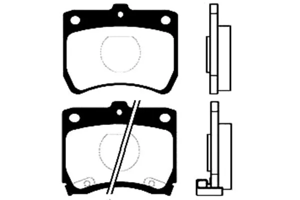 Brake Pad Set, disc brake (BP-4511)