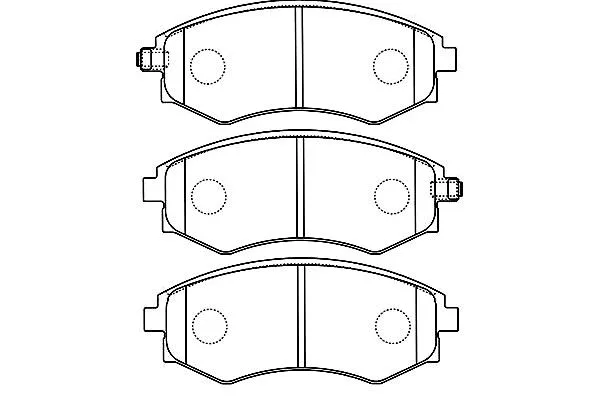 Brake Pad Set, disc brake (BP-7504)