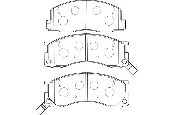Brake Pad Set, disc brake (BP-9123)