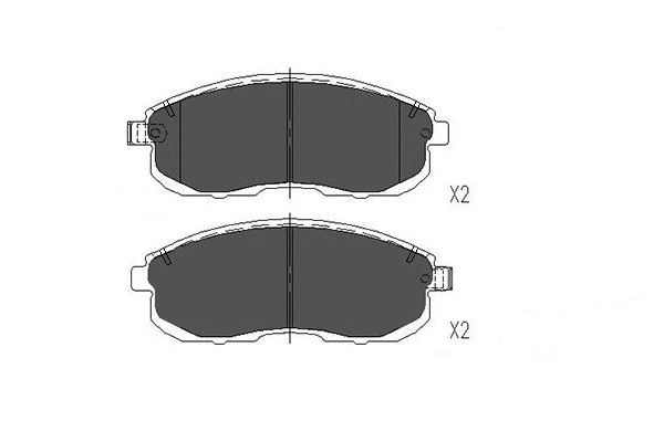 Brake Pad Set, disc brake (KBP-6579)