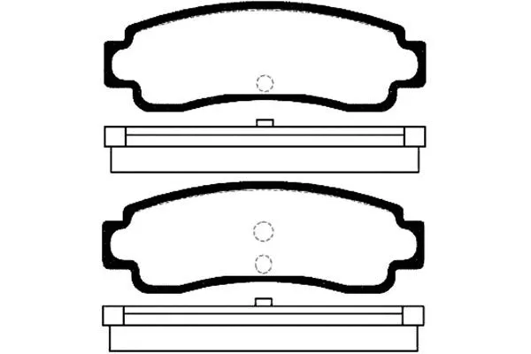 Brake Pad Set, disc brake (BP-6543)